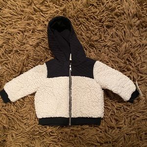 Nordstrom Zip up Sherpa Jacket 9M